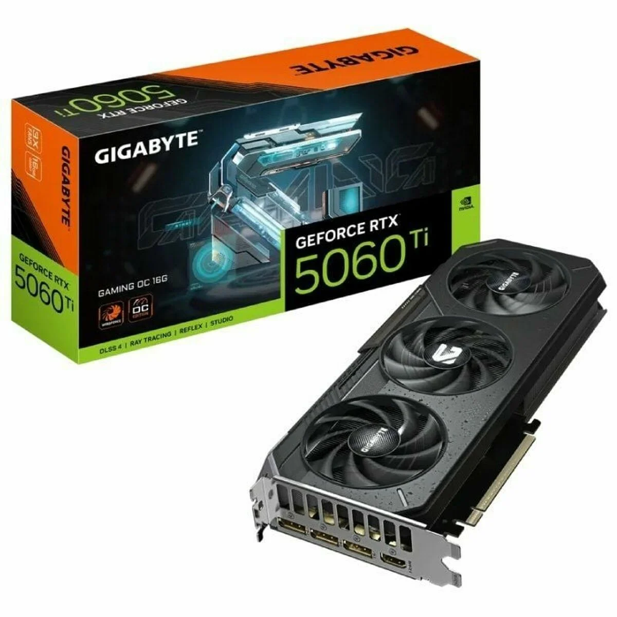 Tarjeta Gráfica Gigabyte GV-N506TGAMING OC-16GD 16 GB geforce rtx 5060 ti GDDR6 GDDR7