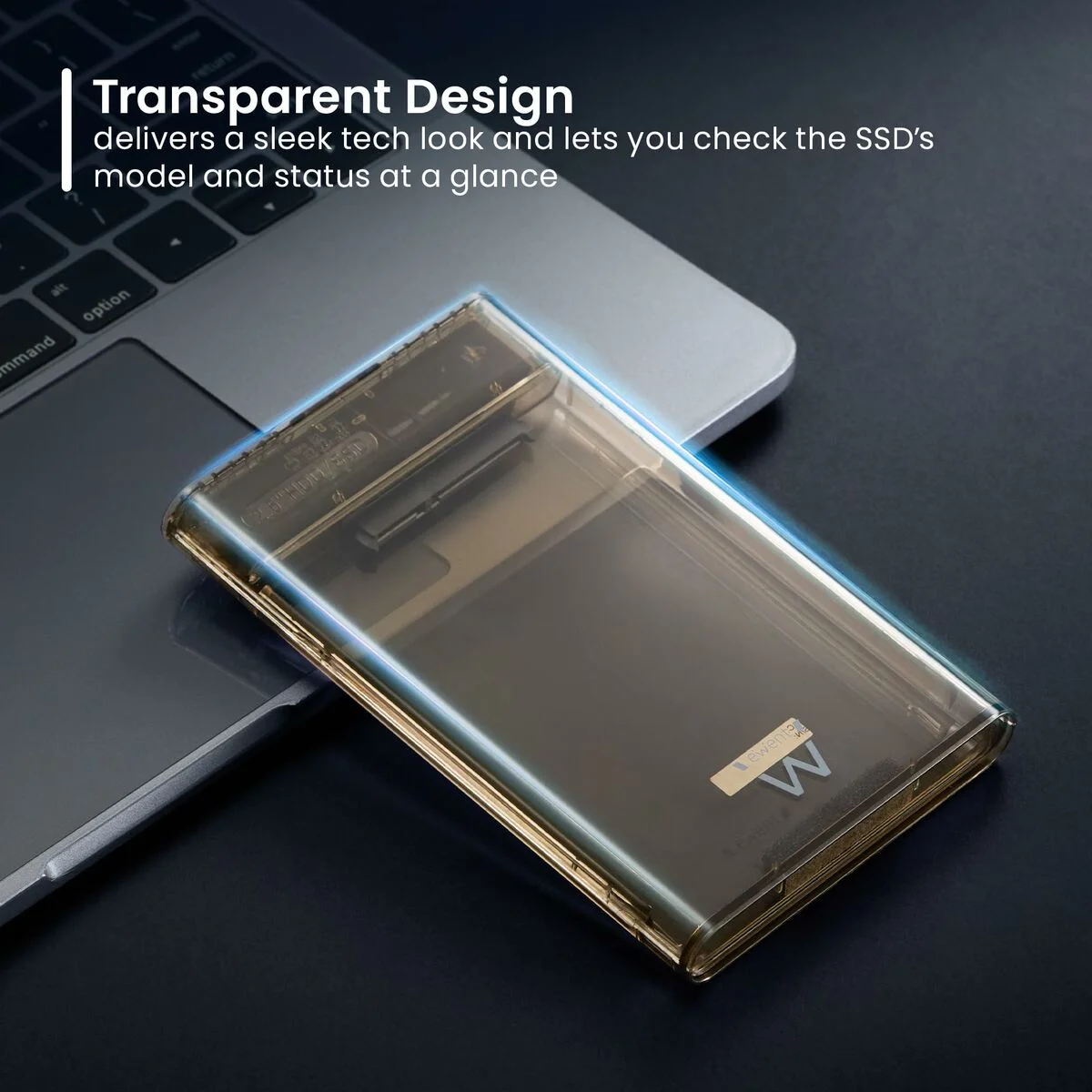 Disco Duro Externo Ewent EW7069 Transparente