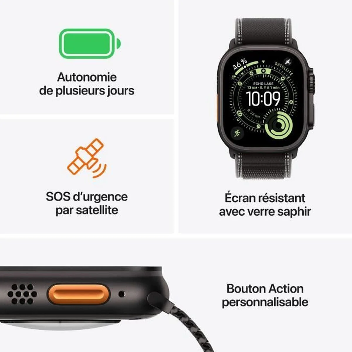 Smartwatch Apple Negro 49 mm