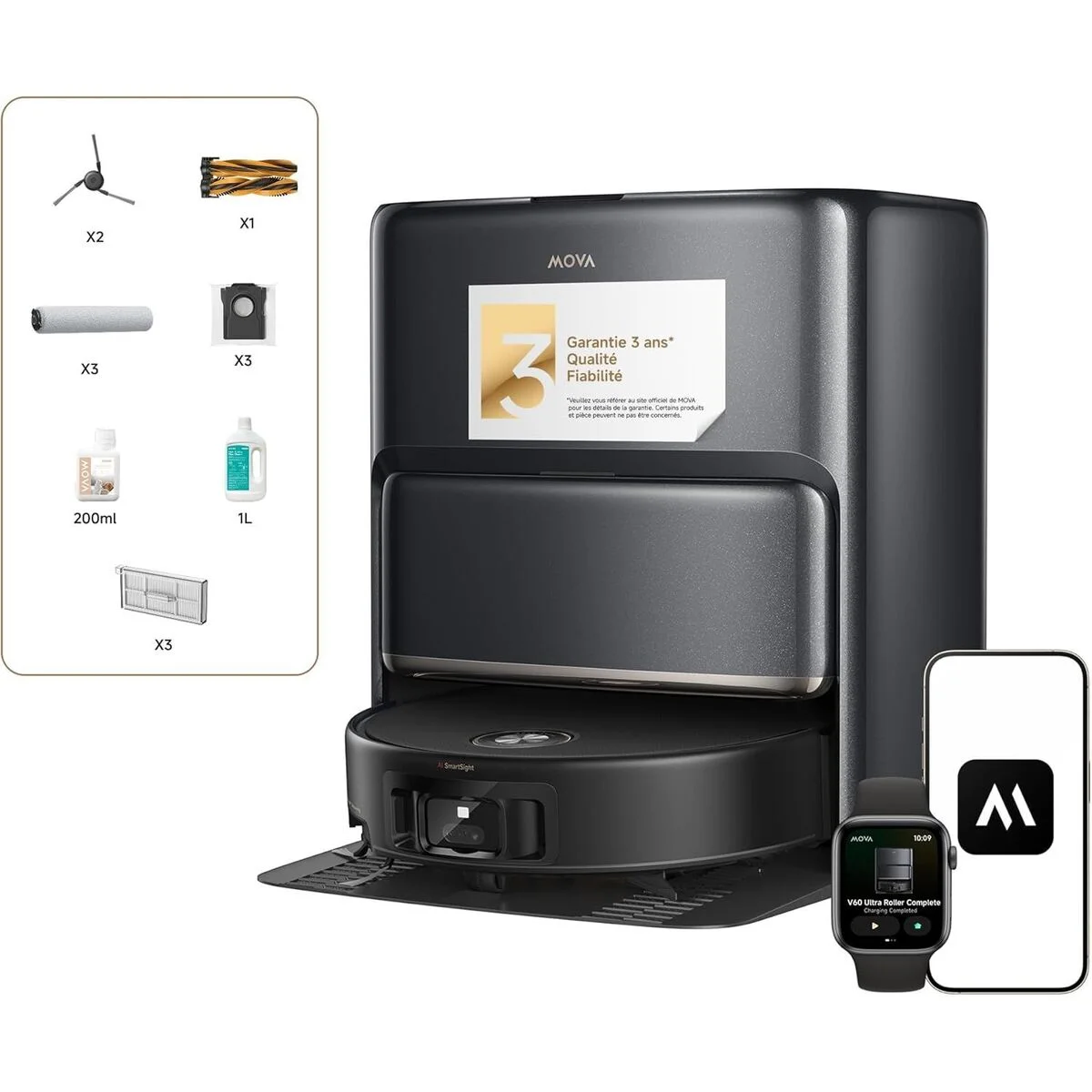 Robot Aspirador MOVA 6400 mAh