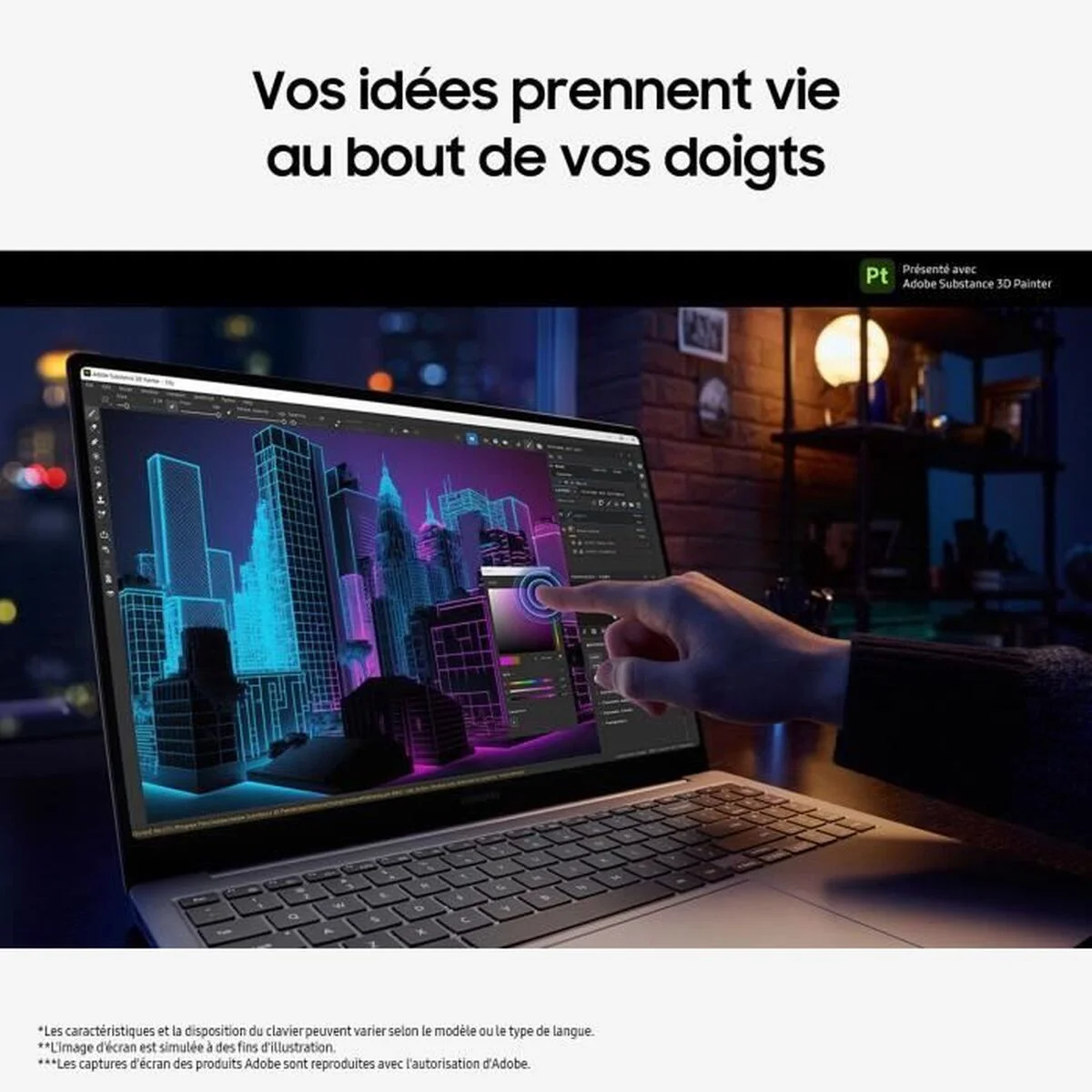 Laptop Samsung 16" Intel Core Ultra 7 155H 32 GB RAM 1 TB SSD Nvidia Geforce RTX 4050