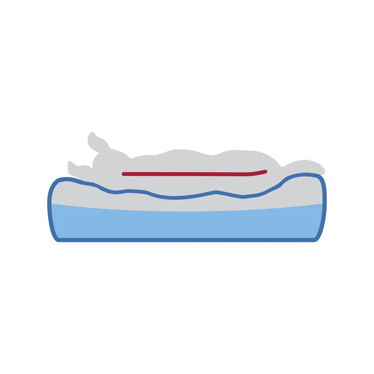 Cama para Perro Trixie Vital Lennox Gris 60 x 50 cm