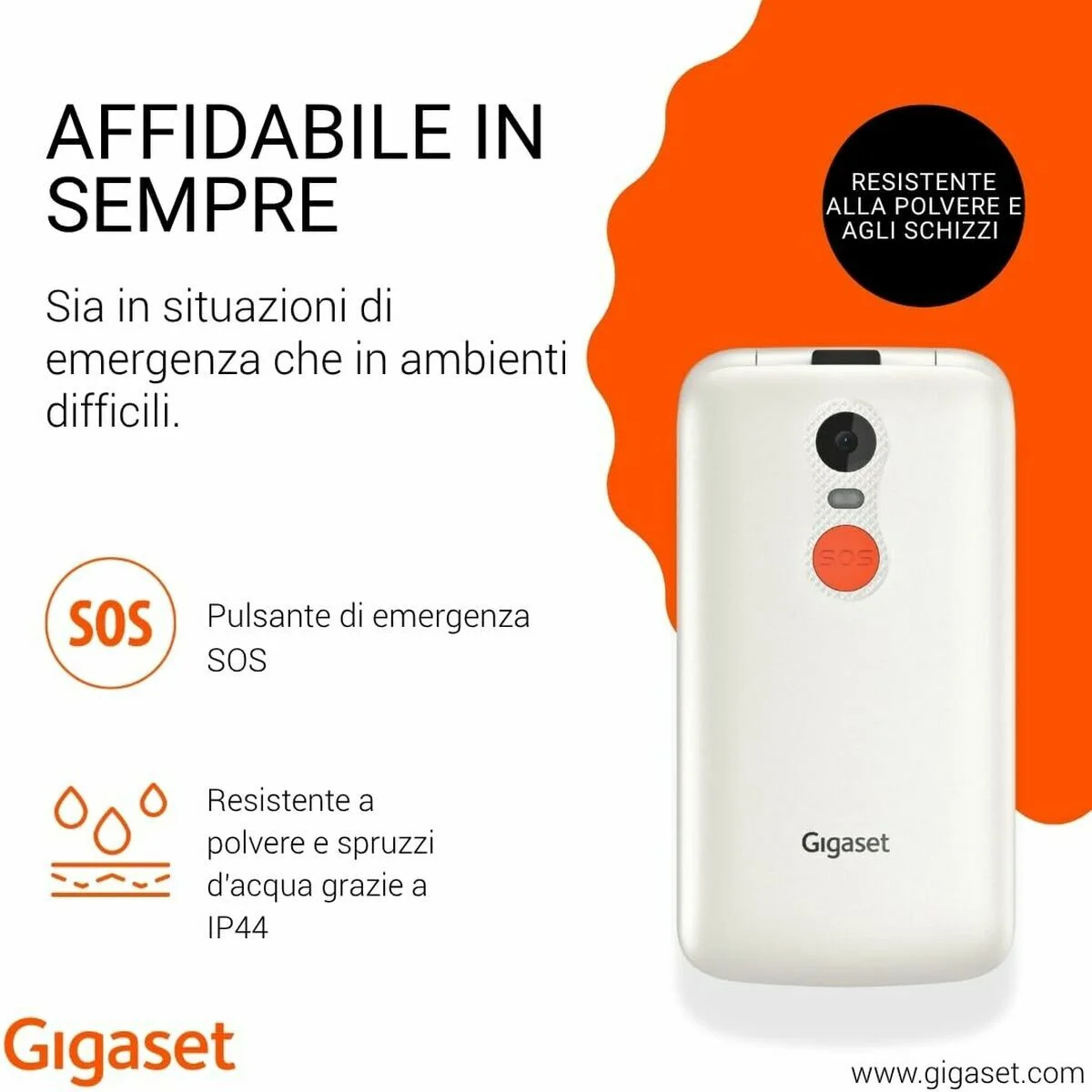 Smartphone Gigaset S30853-H1231-R103 2,8" 32 MB RAM Blanco
