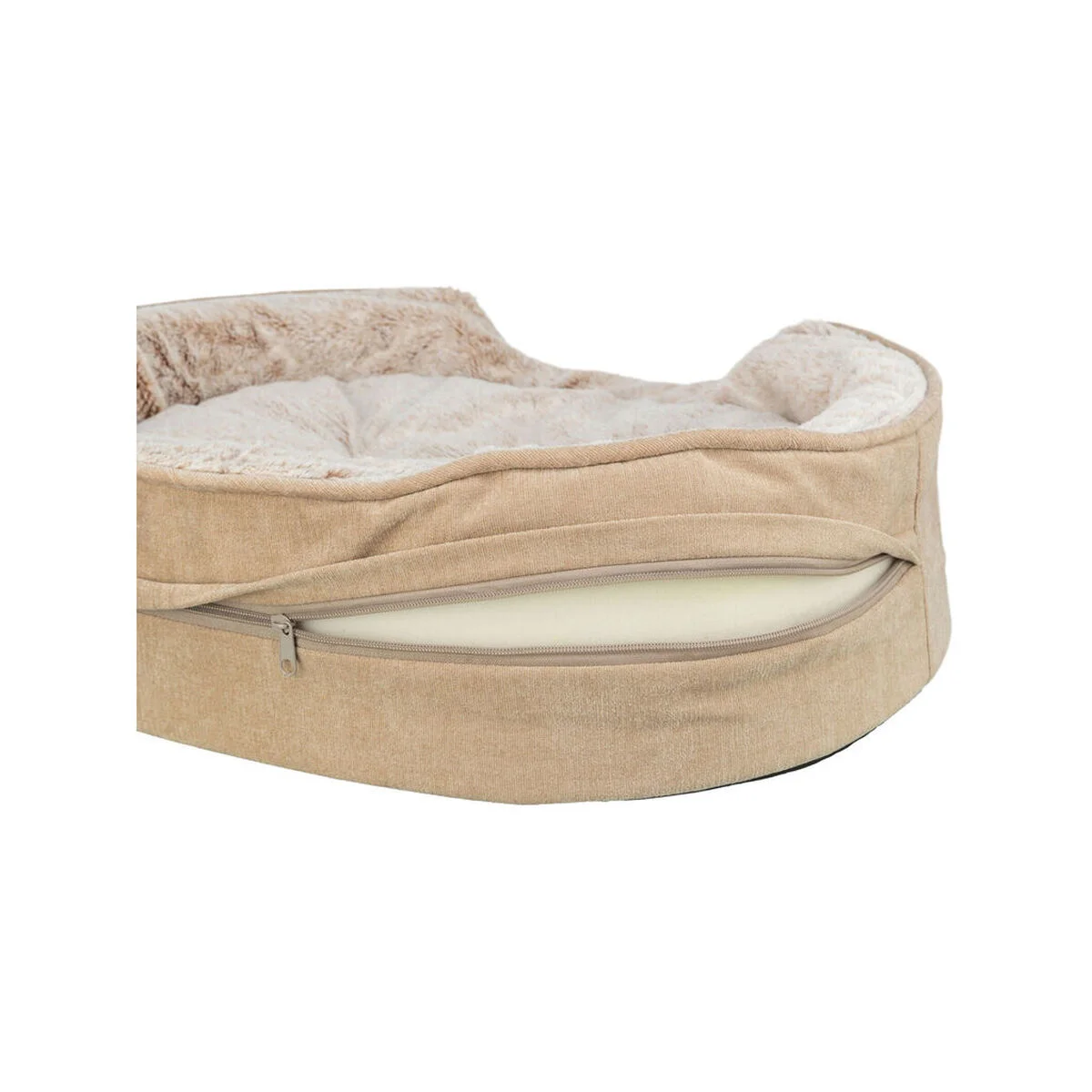Cama para Perro Trixie Vital Lino Soft Beige Crema 60 x 45 cm