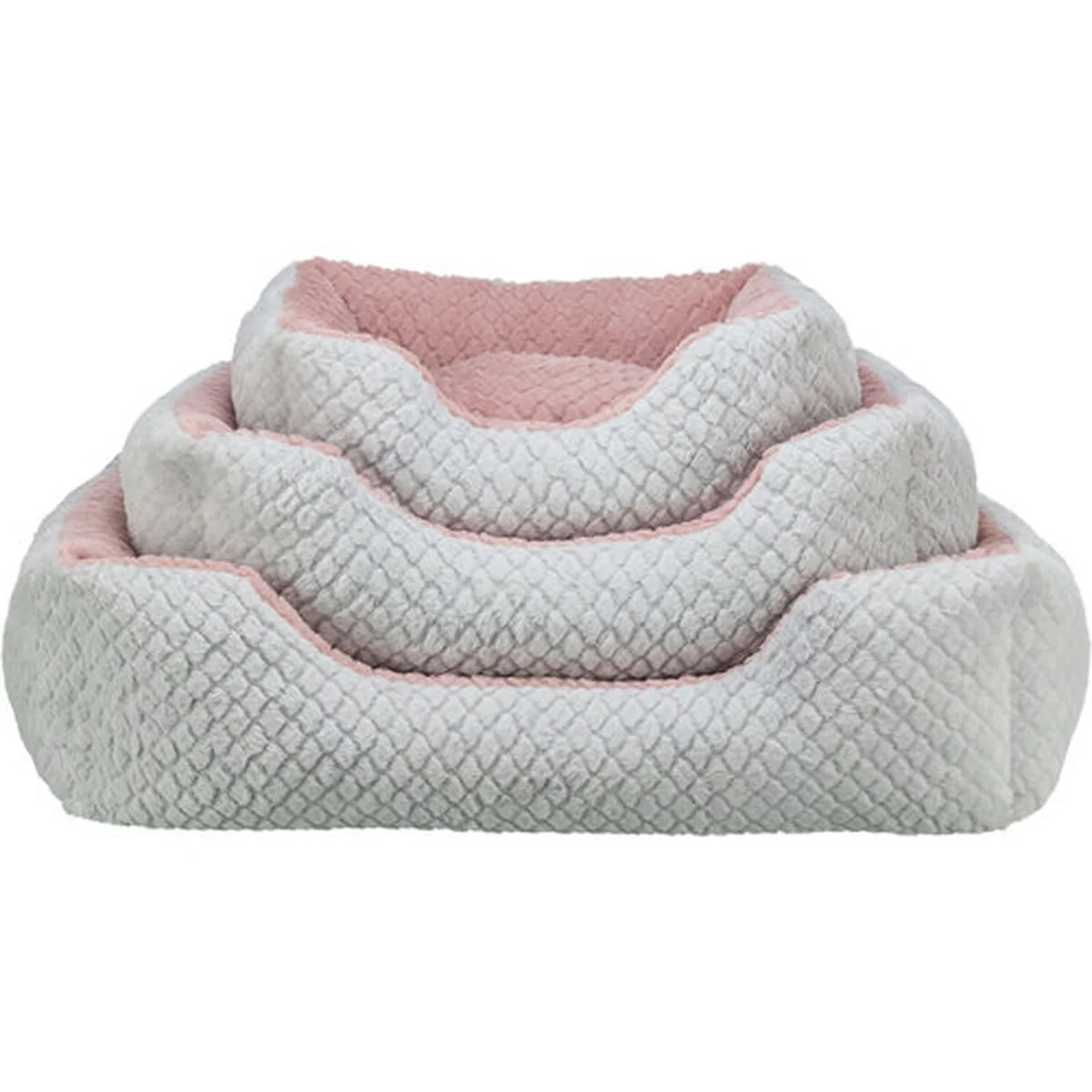 Cama para Perro Trixie Kaline Mio Gris Rosa oscuro 80 x 65 cm