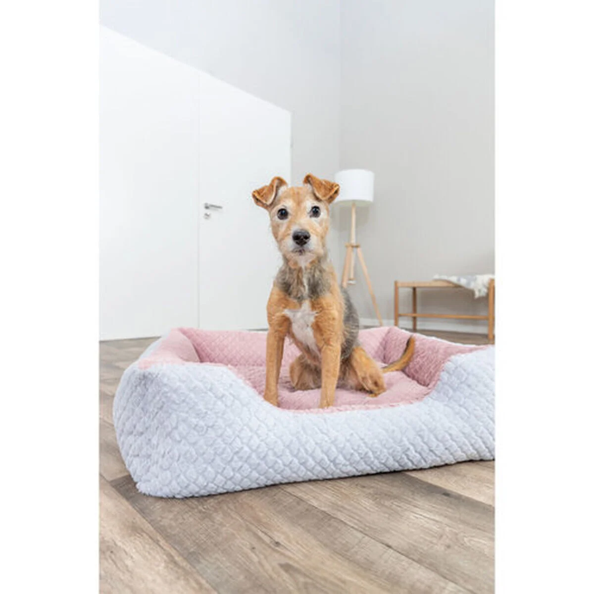 Cama para Perro Trixie Kaline Mio Gris Rosa oscuro 80 x 65 cm
