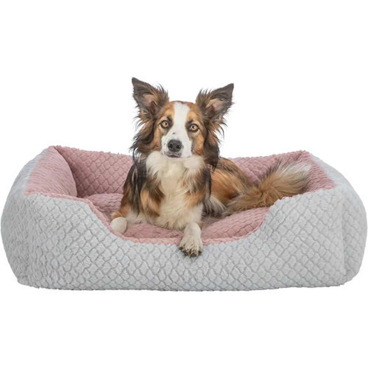 Cama para Perro Trixie Kaline Mio Gris Rosa oscuro 80 x 65 cm