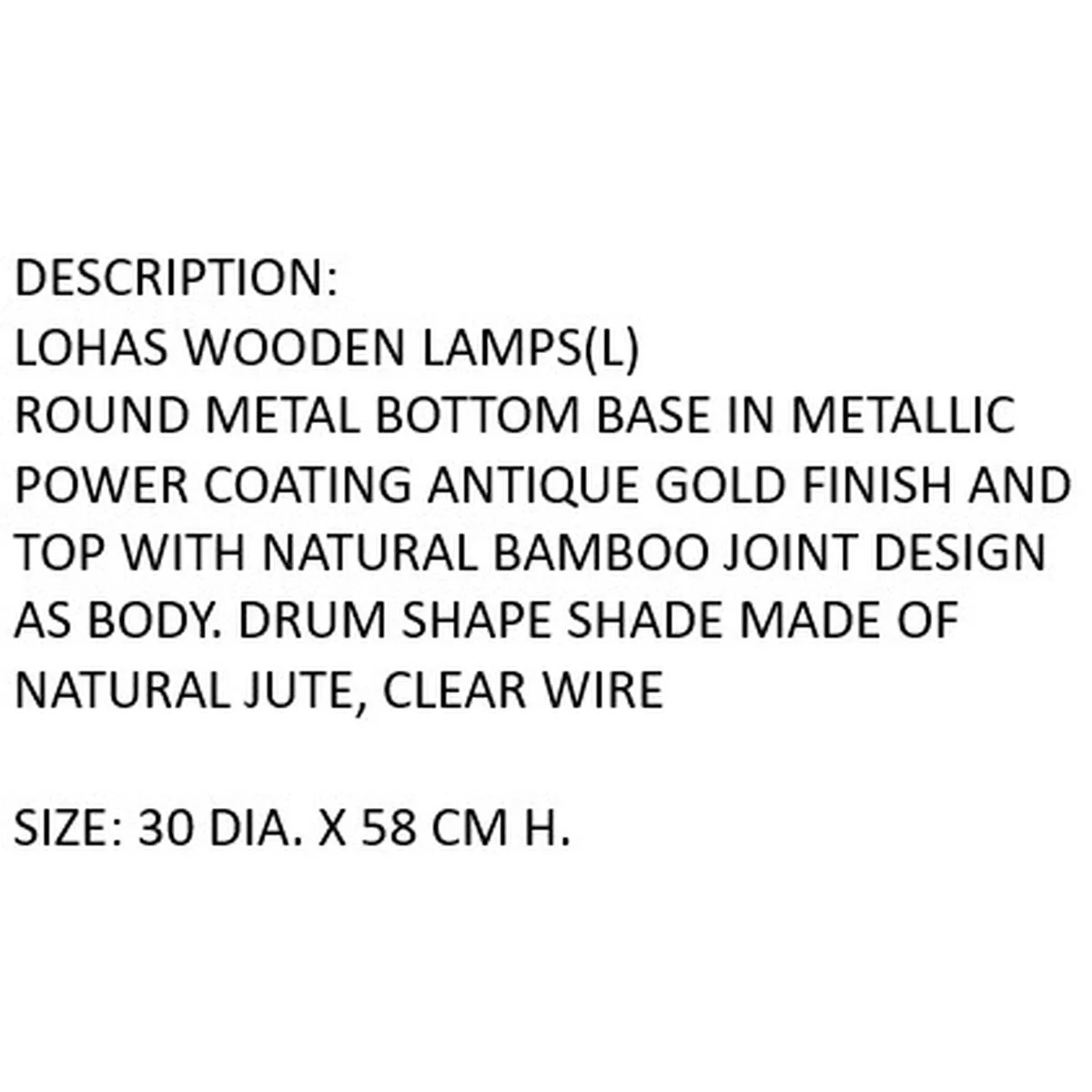 Lámpara de mesa Home ESPRIT Marrón 50 W 220 V