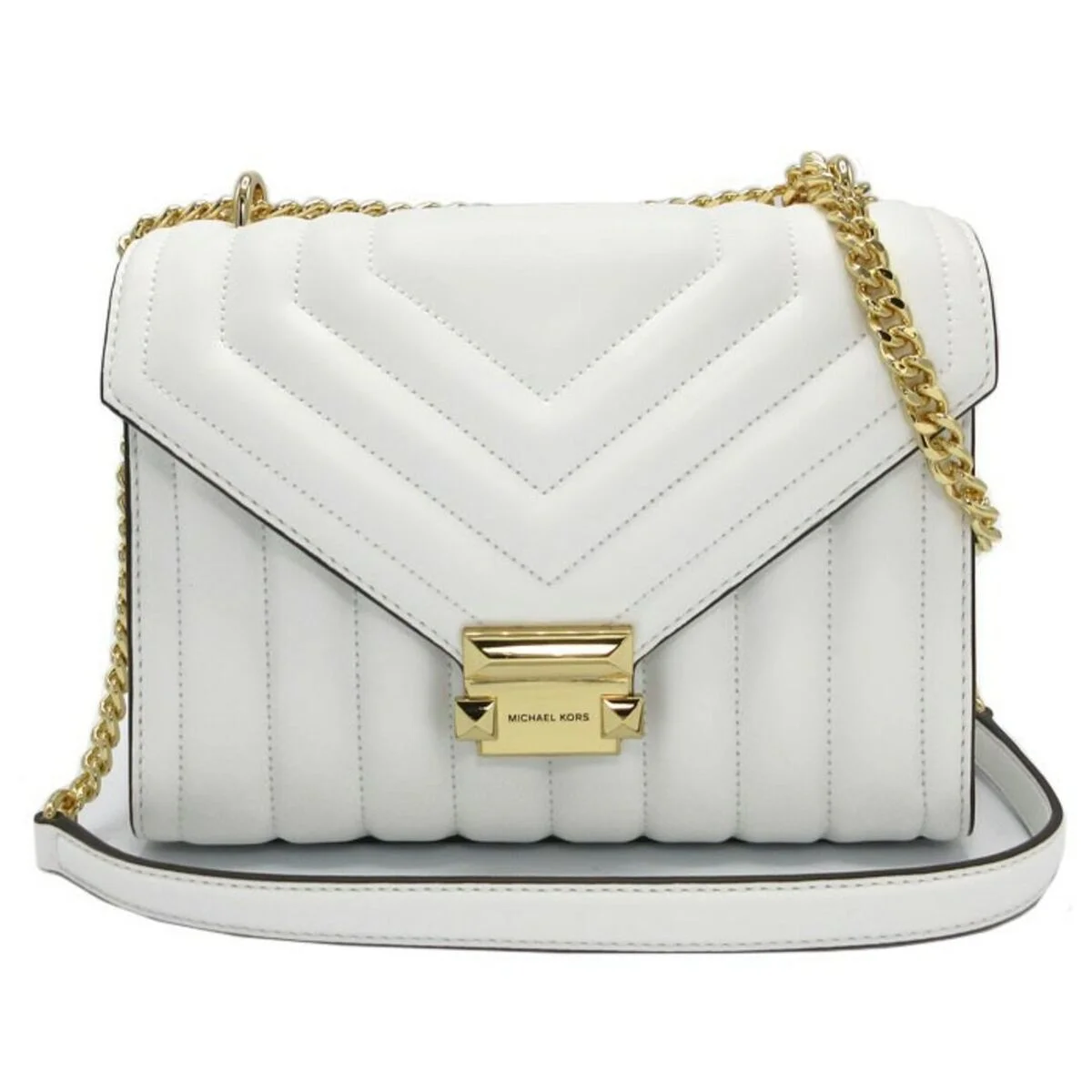 Bolso Bandolera Michael Kors Whitney Blanco 24 x 19 x 9 cm