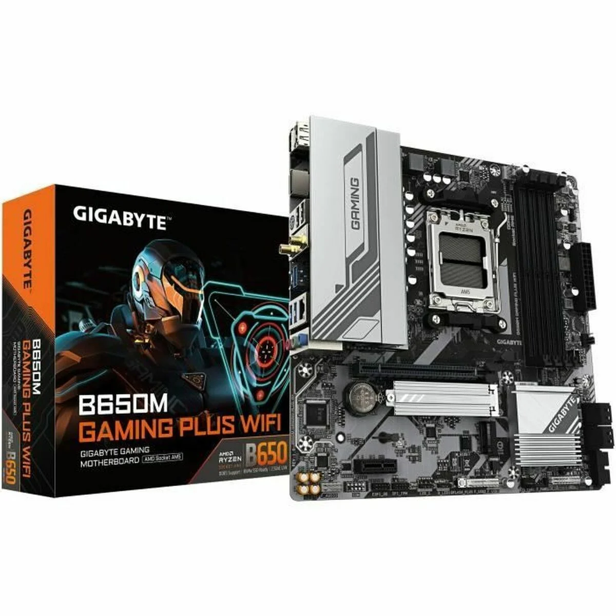 Placa Base Gigabyte B650M GAMING PLUS WF AMD B650 AMD AM5