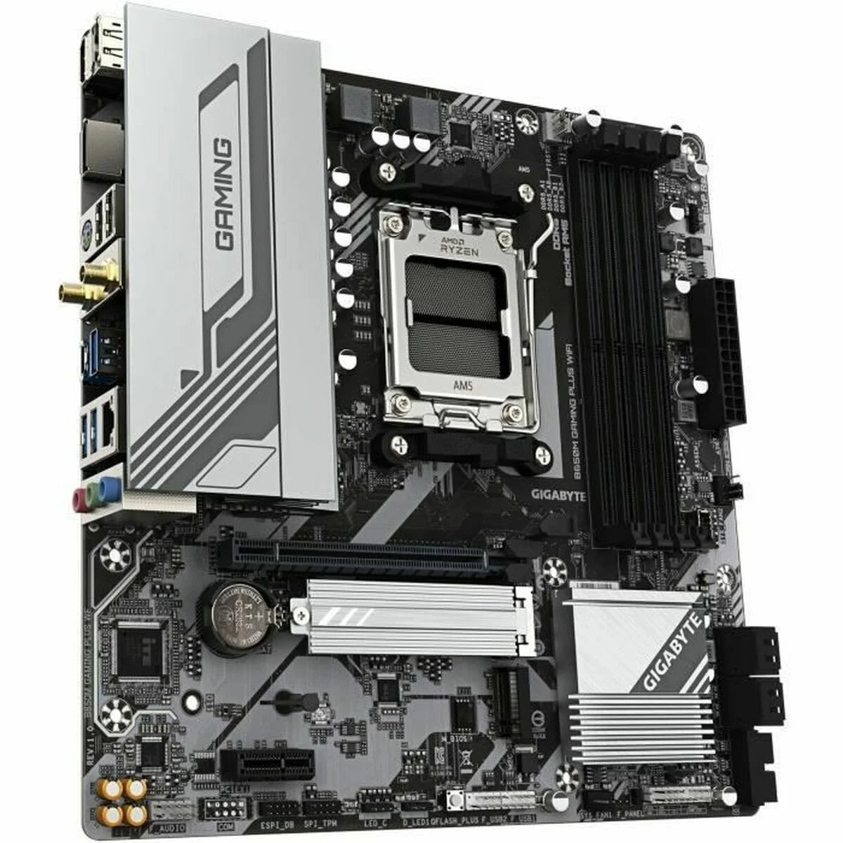 Placa Base Gigabyte B650M GAMING PLUS WF AMD B650 AMD AM5