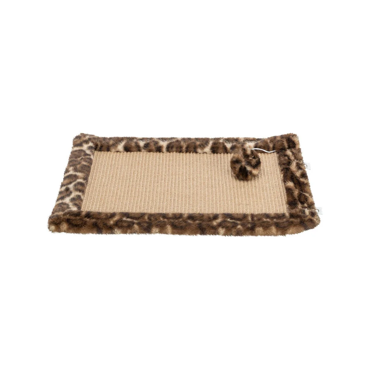 Rascador para Gatos Trixie Leo Marrón Poliéster Sisal EVA 55 x 35 cm Alfombra
