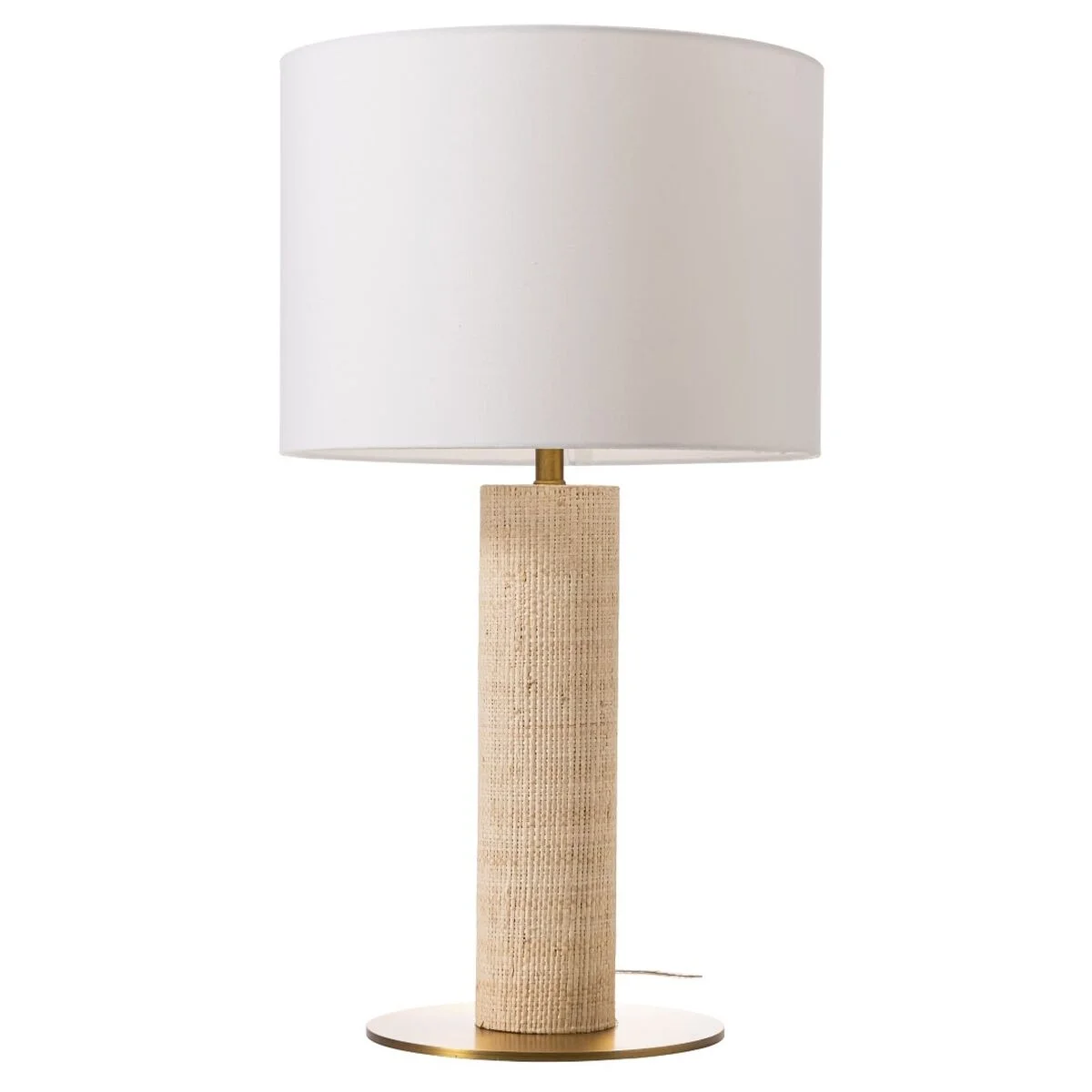 Lámpara de mesa Home ESPRIT Beige Dorado 50 W 220 V
