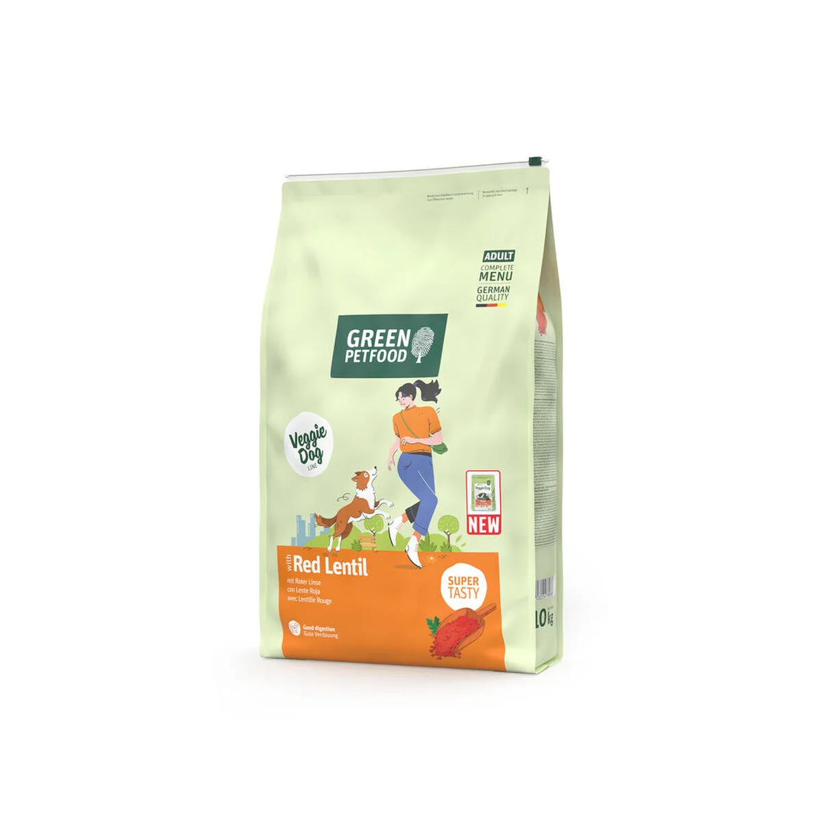 Pienso Green Petfood VeggieDog Red Lentil 10 kg