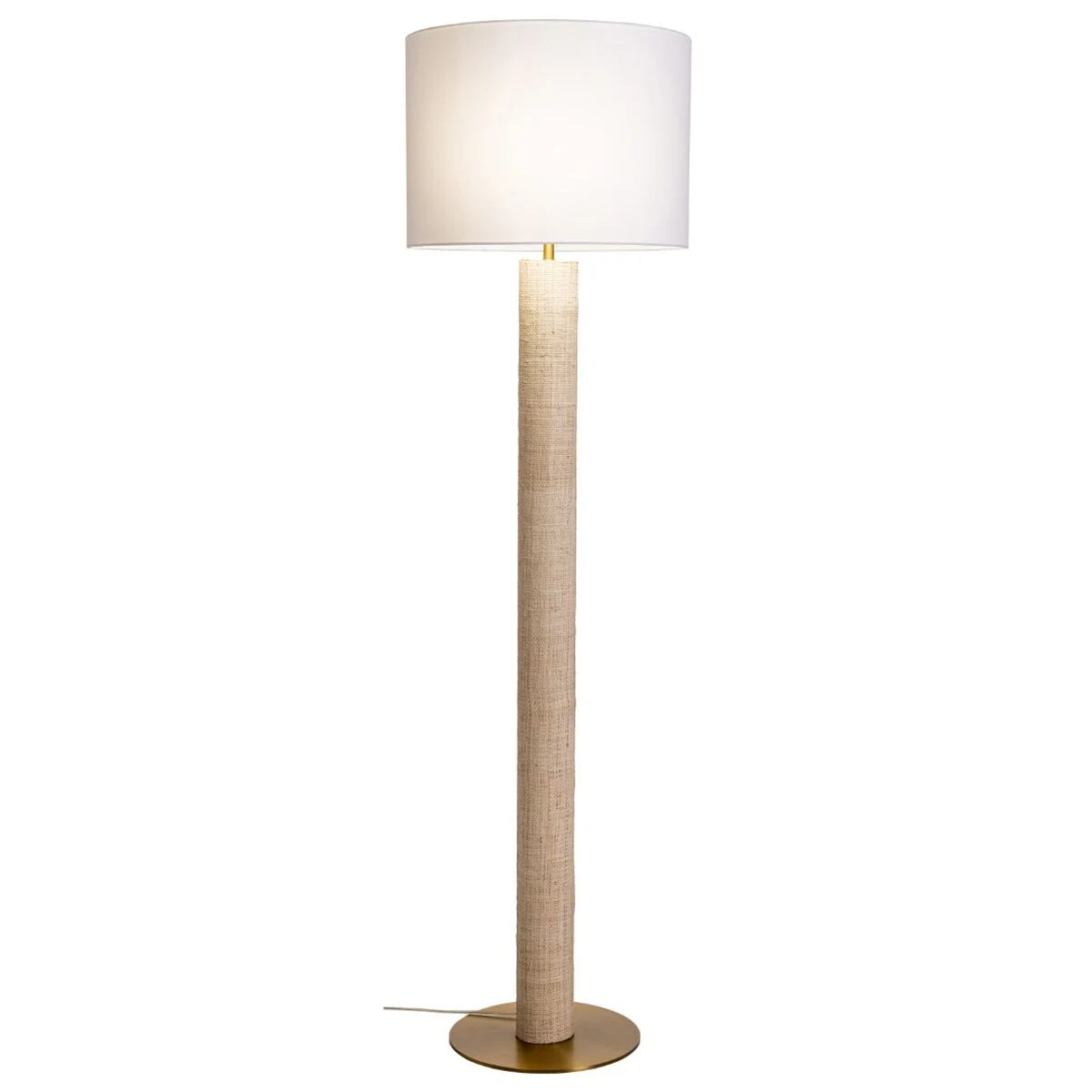 Lámpara de Pie Home ESPRIT Beige Dorado 220 V 42 X 42 X 152 CM