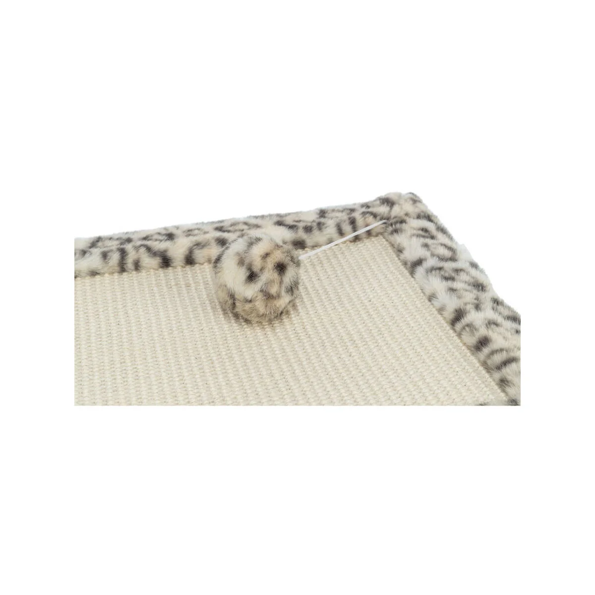 Rascador para Gatos Trixie Leo Crema Poliéster Sisal EVA 55 x 35 cm Alfombra