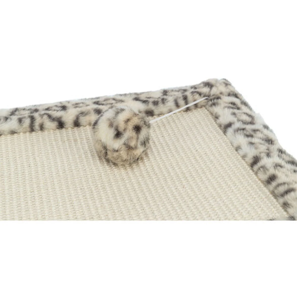 Rascador para Gatos Trixie Leo Crema Poliéster Sisal EVA 55 x 35 cm Alfombra