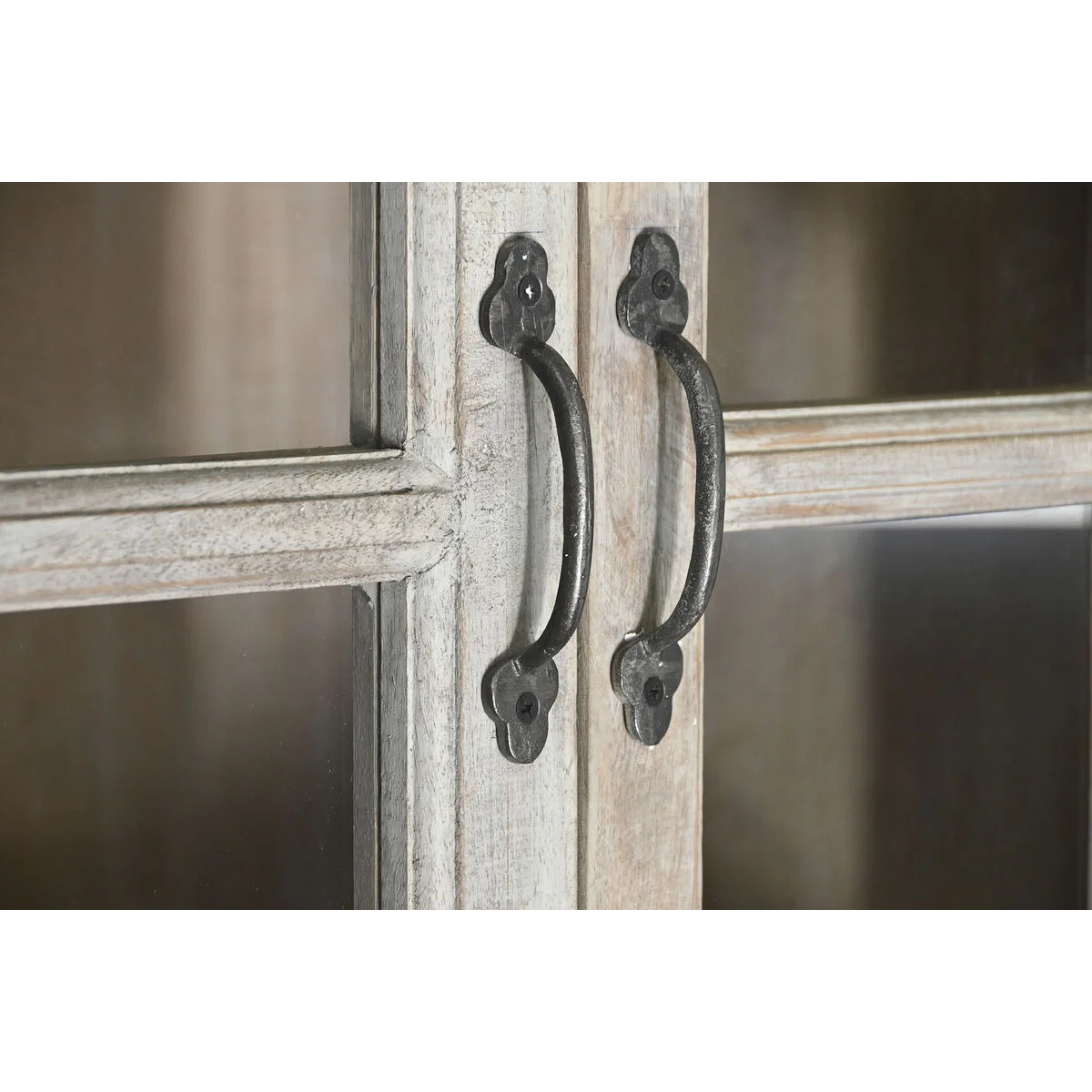 Vitrina Home ESPRIT Blanco Madera de mango 135 x 50 x 210 cm