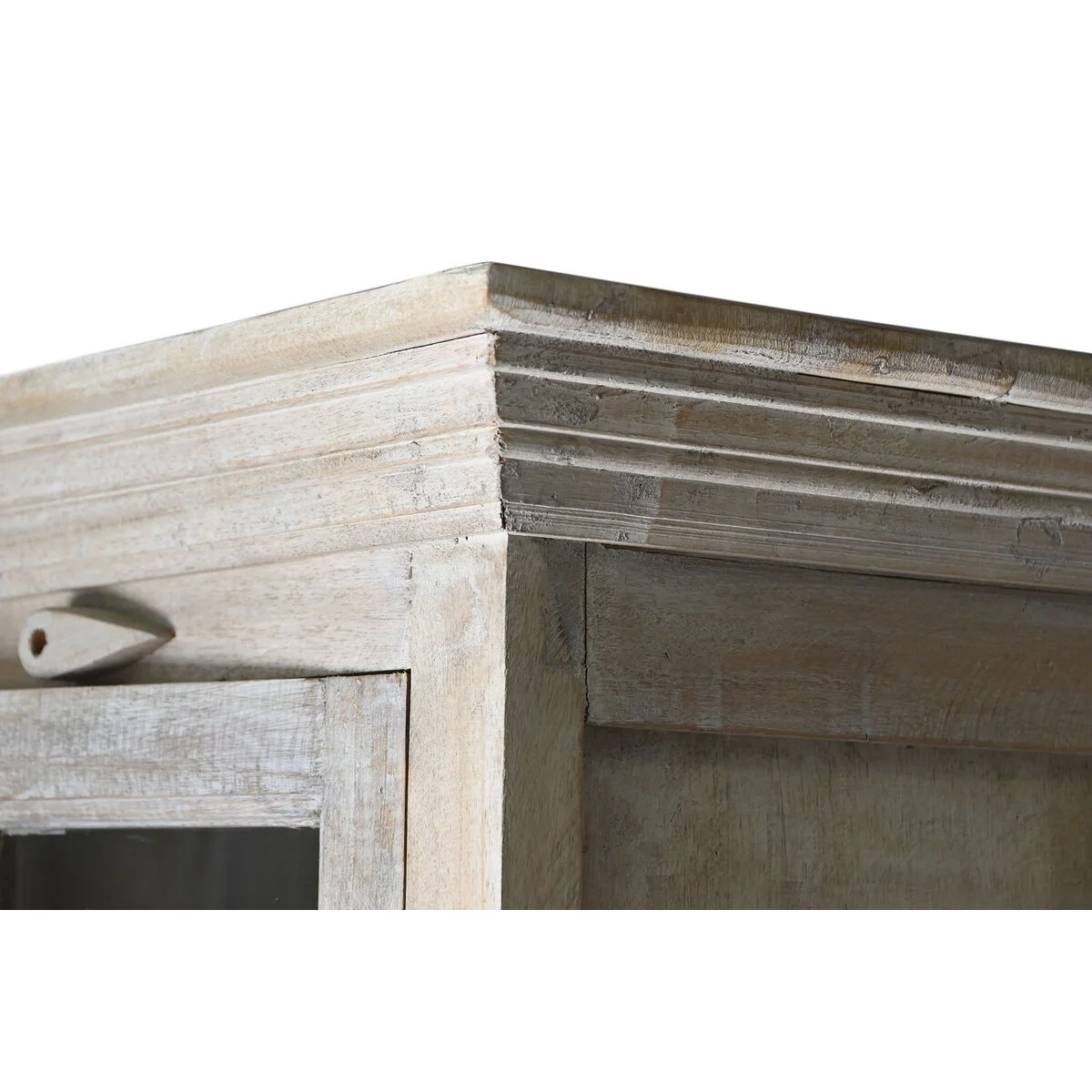 Vitrina Home ESPRIT Blanco Madera de mango 135 x 50 x 210 cm