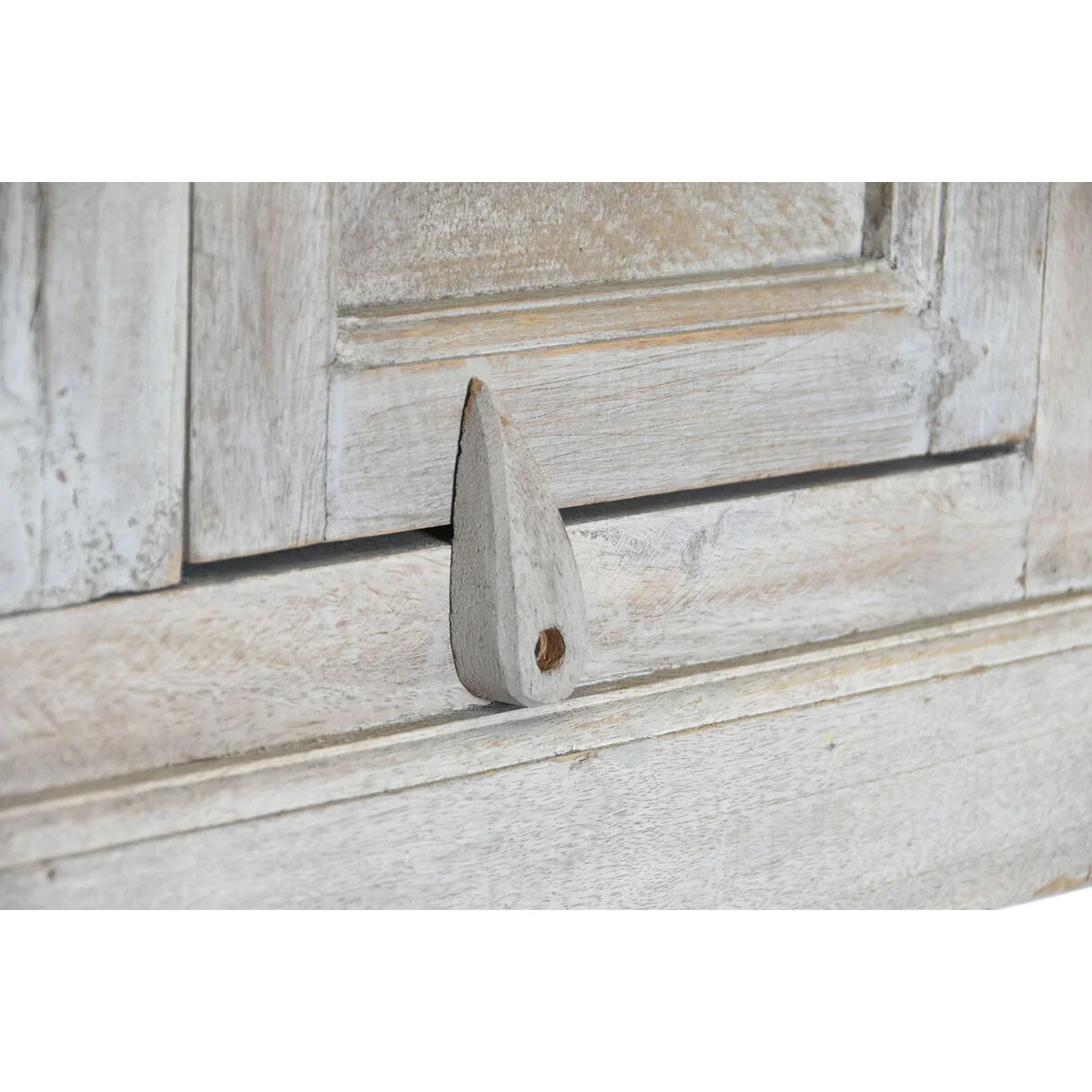 Vitrina Home ESPRIT Blanco Madera de mango 135 x 50 x 210 cm