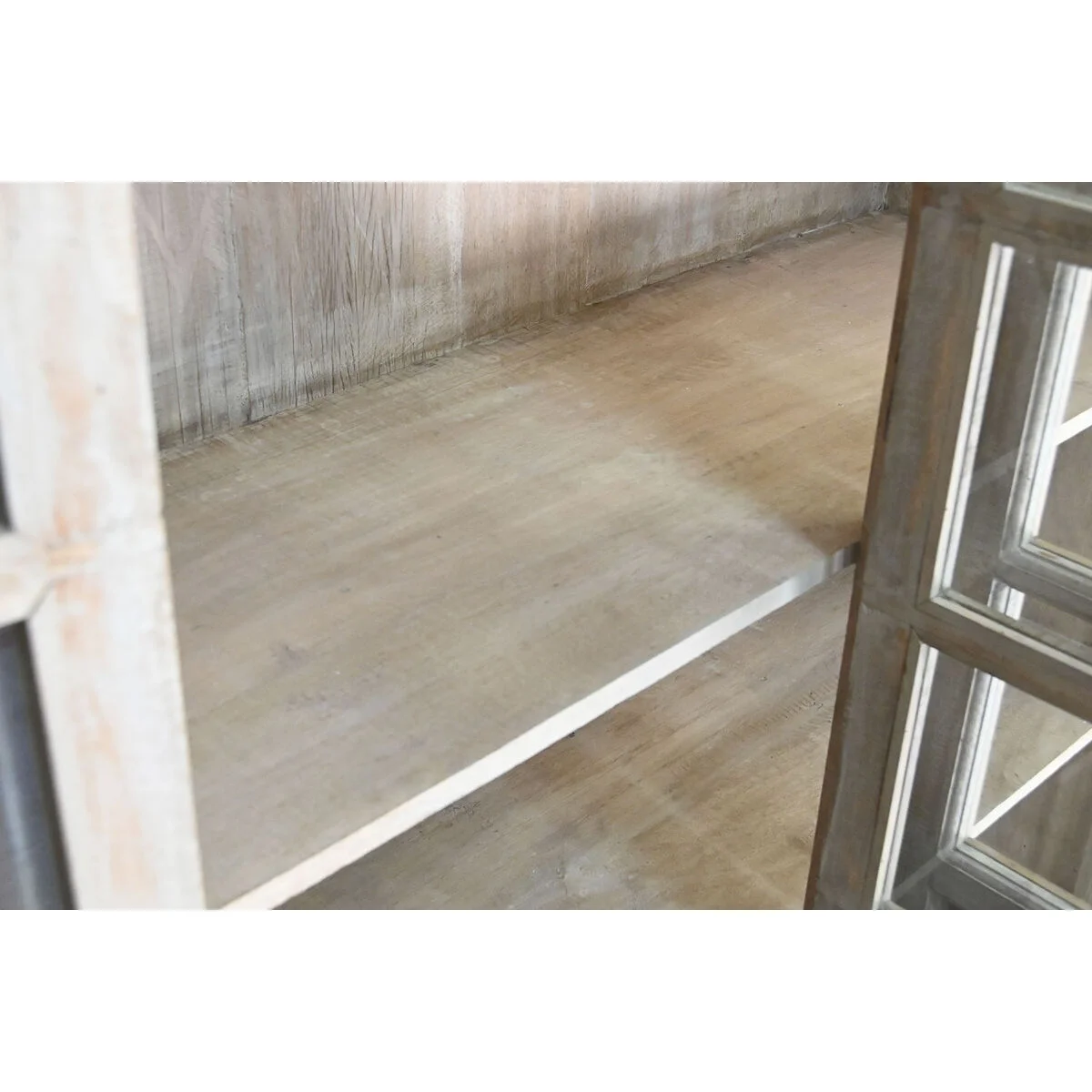 Vitrina Home ESPRIT Blanco Madera de mango 135 x 50 x 210 cm