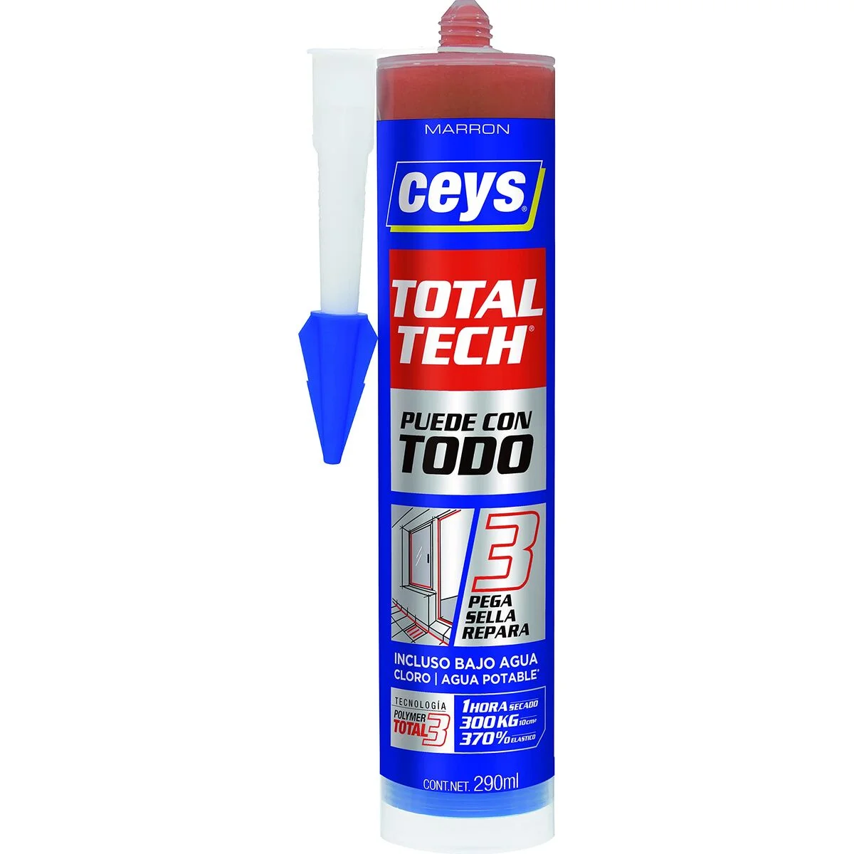 Sellador/Adhesivo Ceys total tech Marrón 290 ml