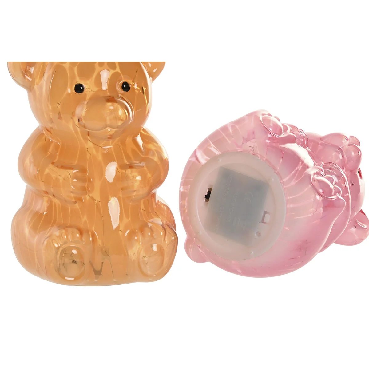 Decoración luminosa Home ESPRIT Cristal Urbano 13 x 14 x 20 cm (2 Unidades)