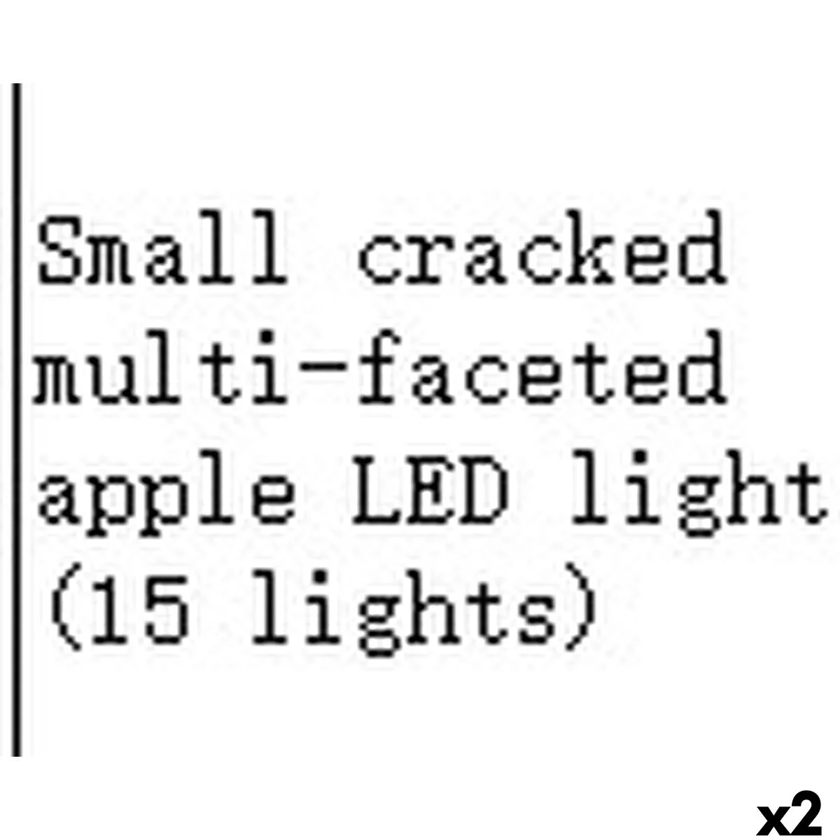 Decoración luminosa Home ESPRIT Cristal Shabby Chic 12 x 12 x 17 cm (2 Unidades)