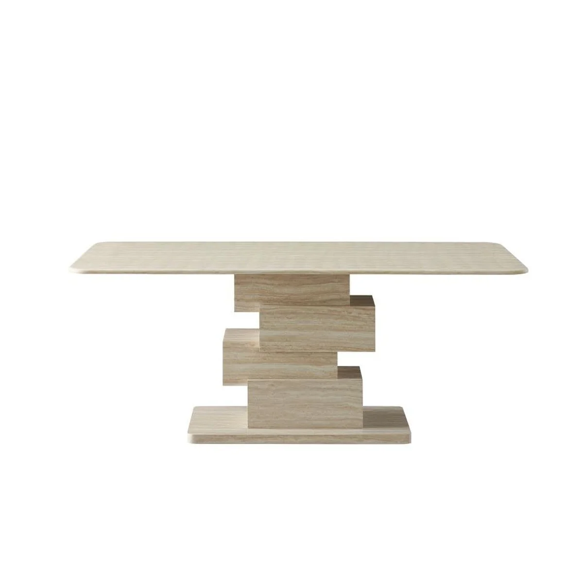 Mesa de Comedor Home ESPRIT Granito Madera MDF 180 x 90 x 75 cm