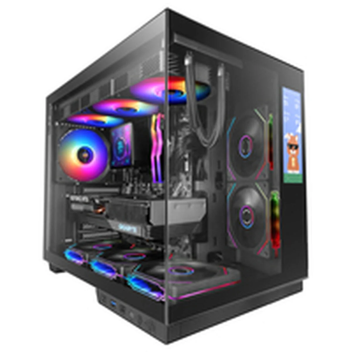 Caja Semitorre ATX Mars Gaming MCMIRAGE Negro