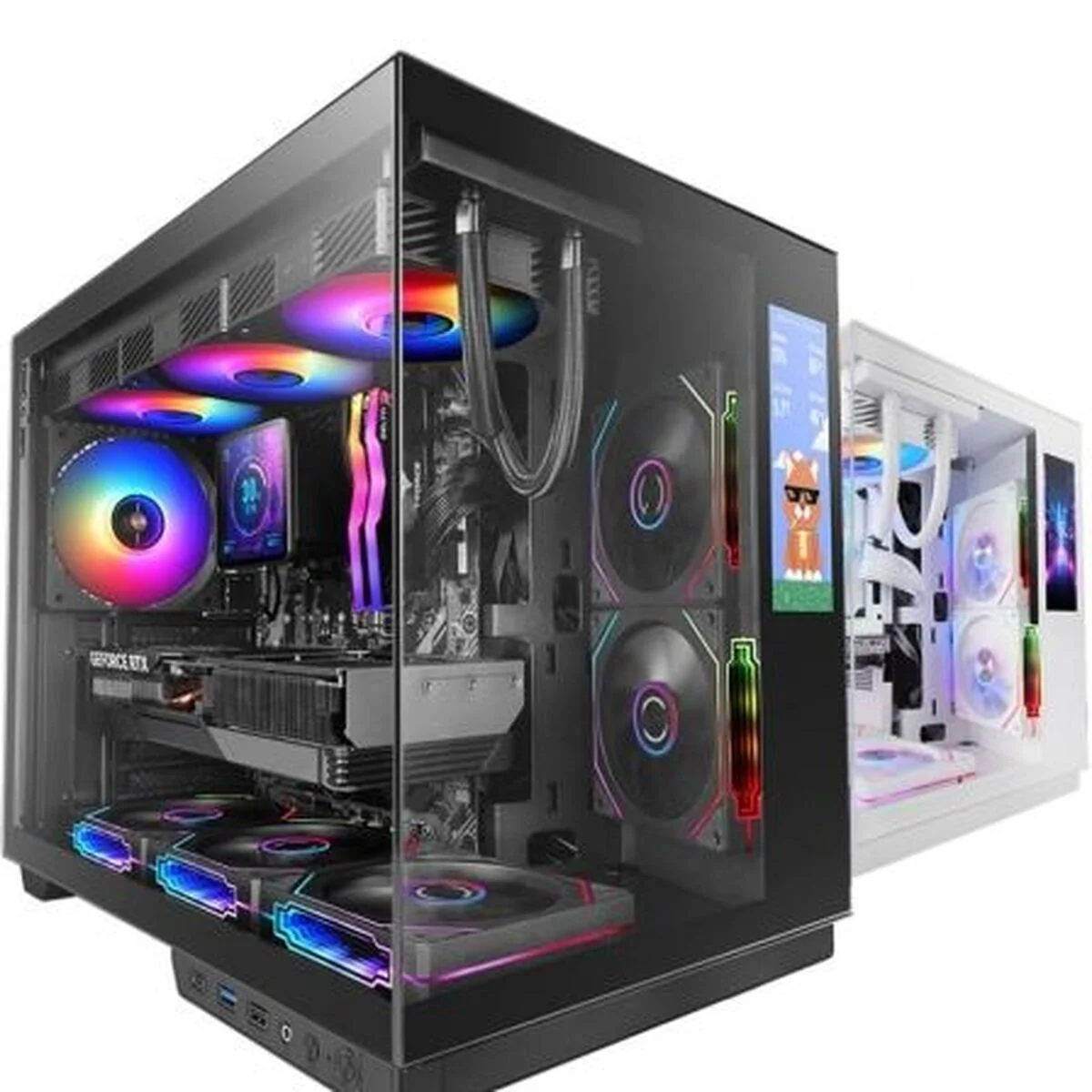 Caja Semitorre ATX Mars Gaming MCMIRAGE Negro