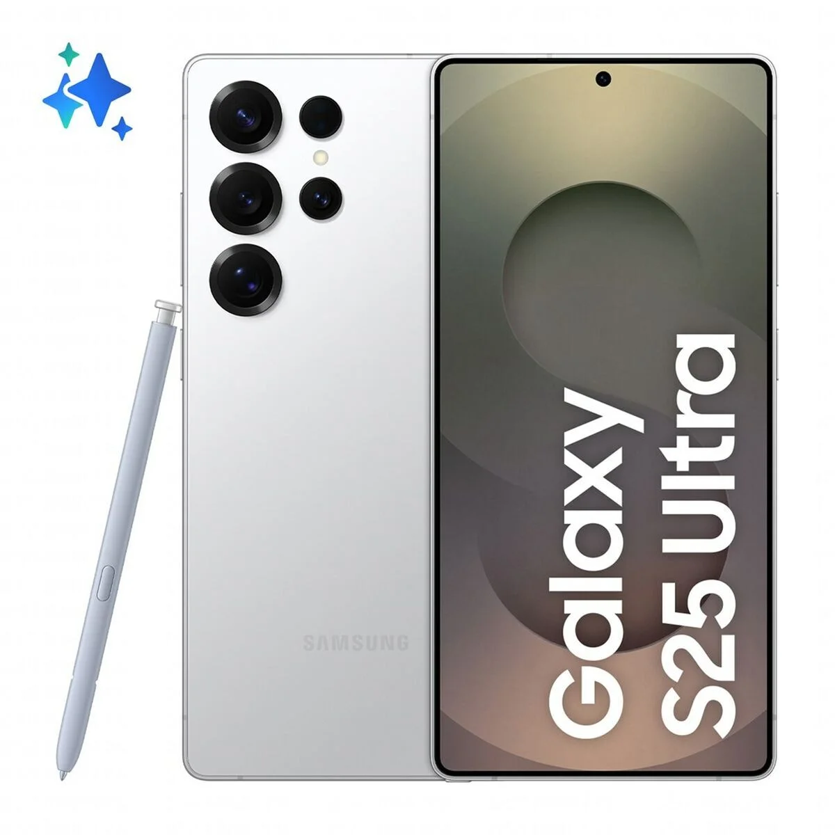 Smartphone Samsung S25 Ultra Silver 6,9" Qualcomm Snapdragon 8 Elite 12 GB RAM 256 GB Plateado