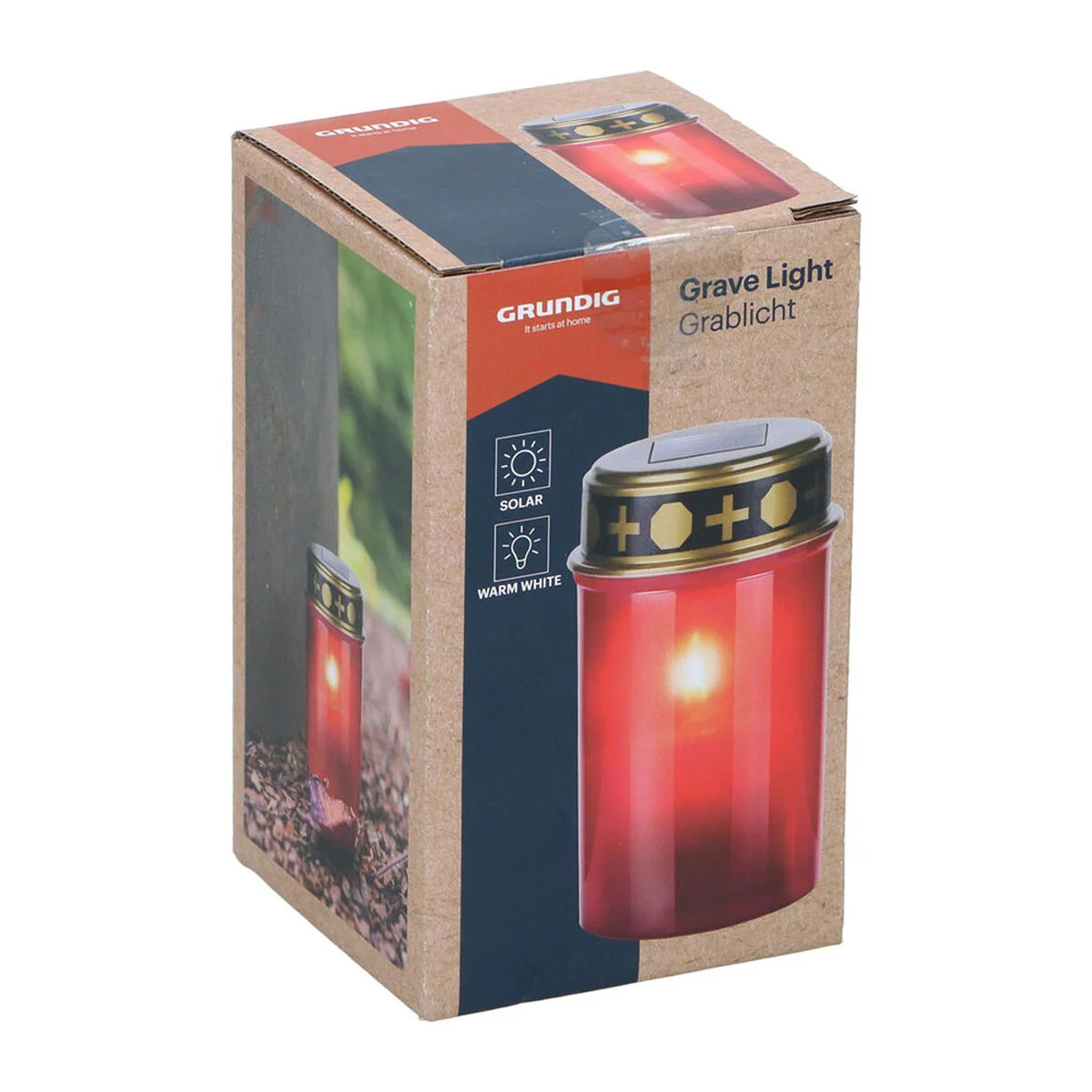 Vela LED Grundig Rojo