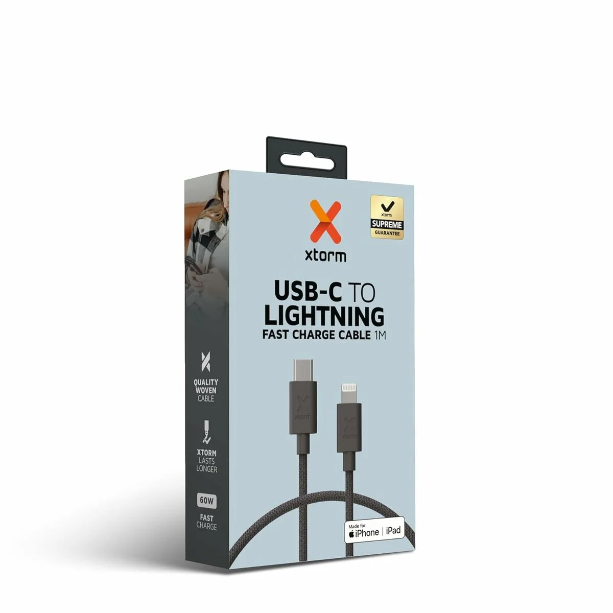 Cable USB Xtorm CXG2031 Negro