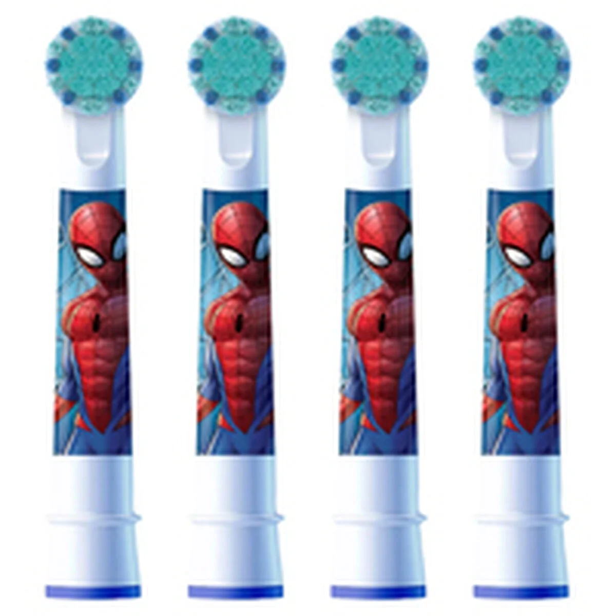 Recambio para Cepillo de Dientes Eléctrico Oral-B EB10 4 FFS SPIDERMAN (4 Unidades)