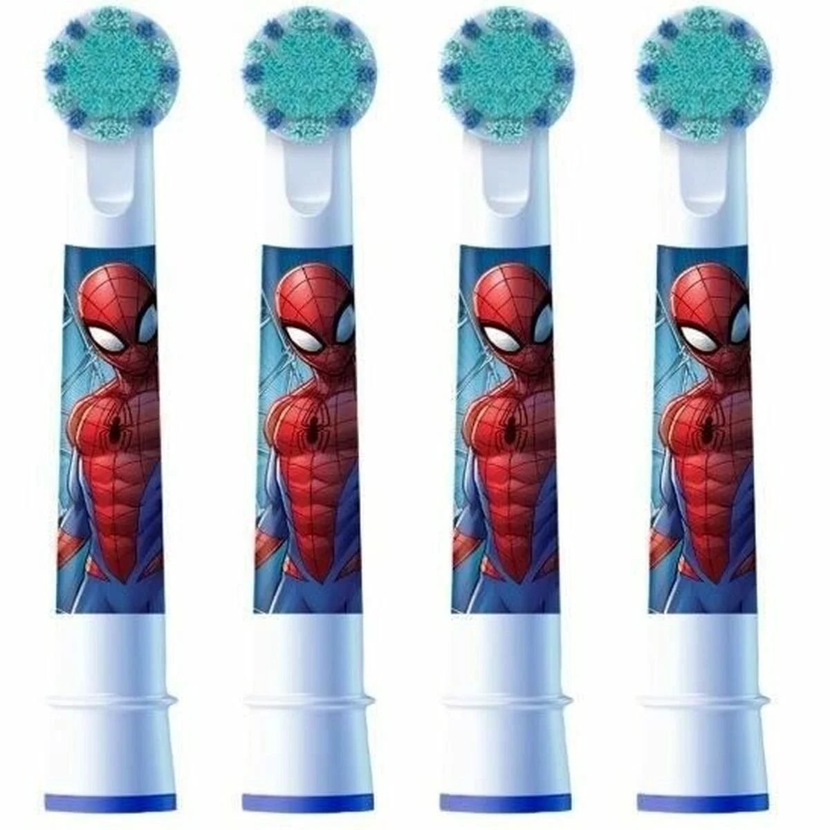 Recambio para Cepillo de Dientes Eléctrico Oral-B EB10 4 FFS SPIDERMAN (4 Unidades)