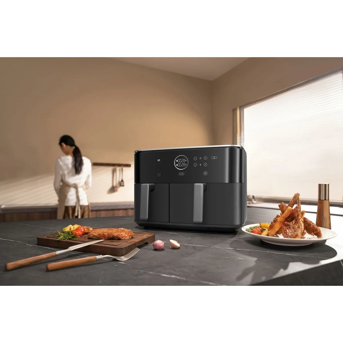 Freidora de Aire Xiaomi DUAL ZONE AF 10L Negro 2700 W 10 L