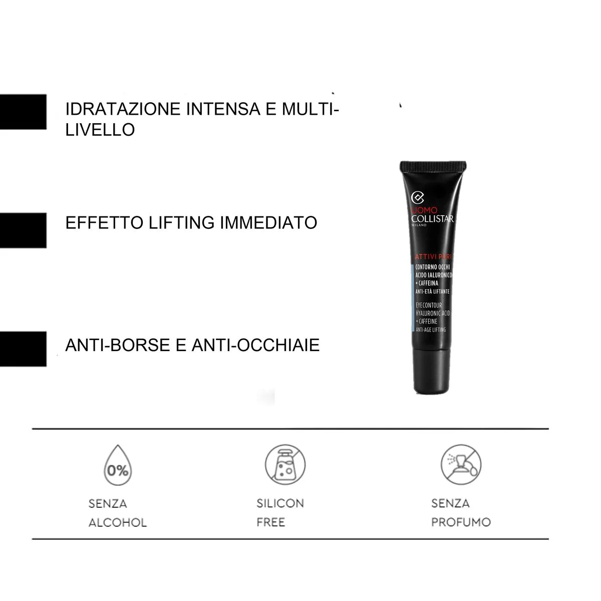 Contorno de Ojos Collistar UOMO 15 ml