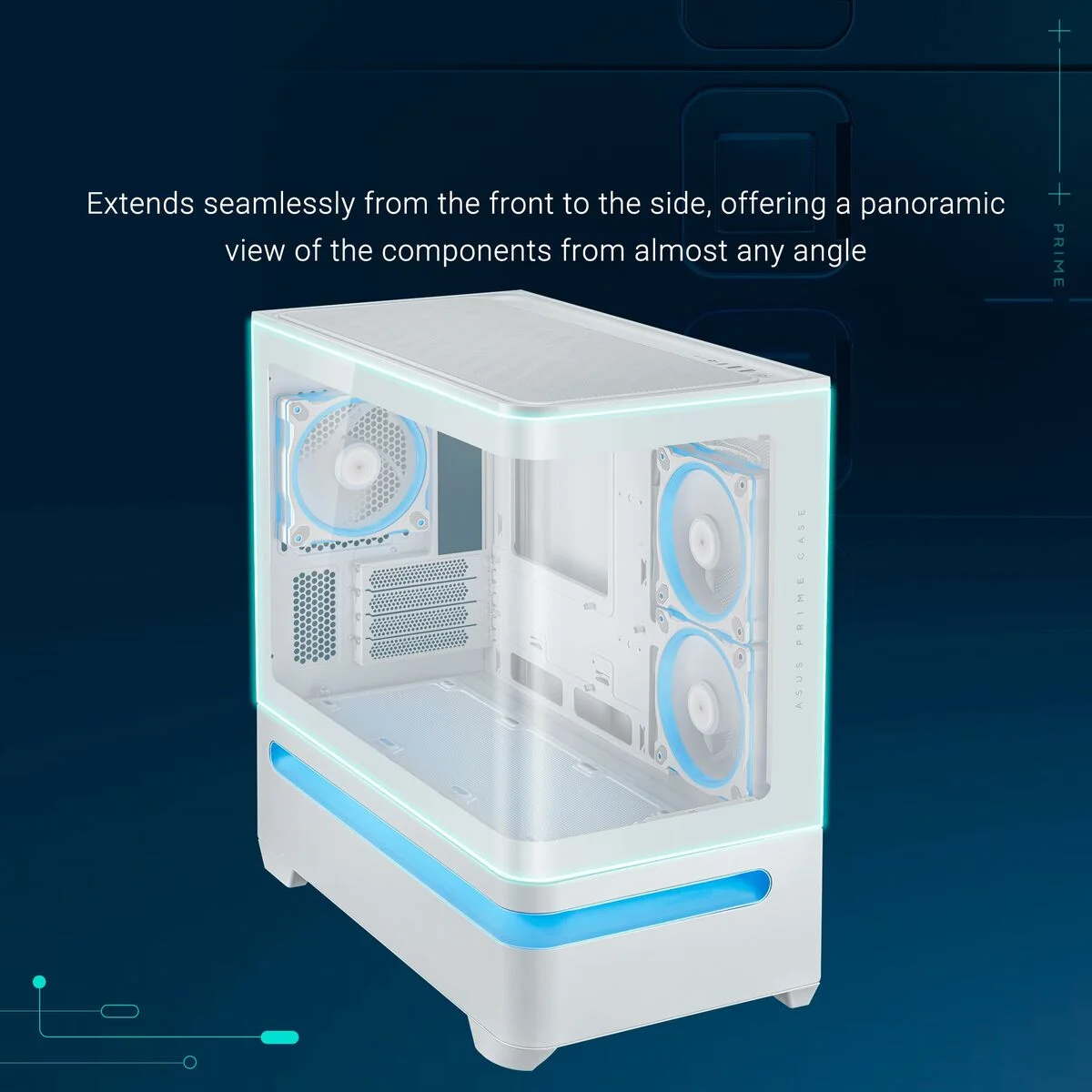 Caja Semitorre ATX Asus 90DC00P3-B19000 Blanco