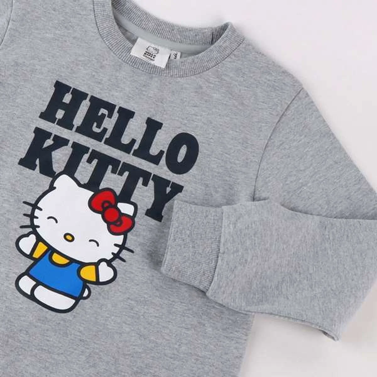 Chándal Infantil Hello Kitty Gris 12 Años