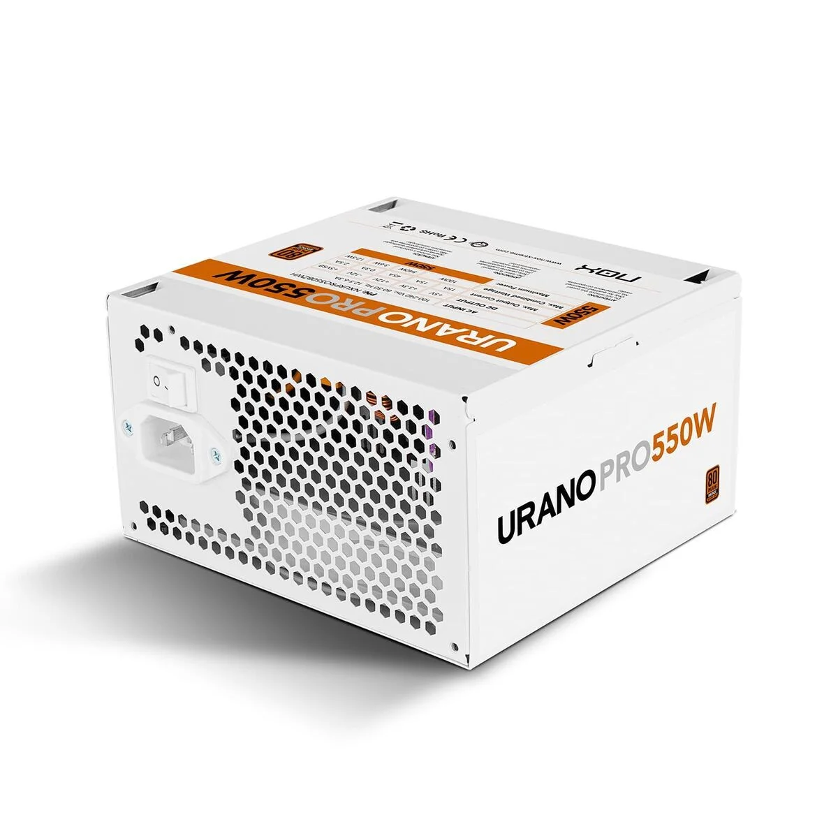 Fuente de Alimentación Nox-Xtreme NXURPRO550BZWH ATX 550 W 80 Plus Bronze