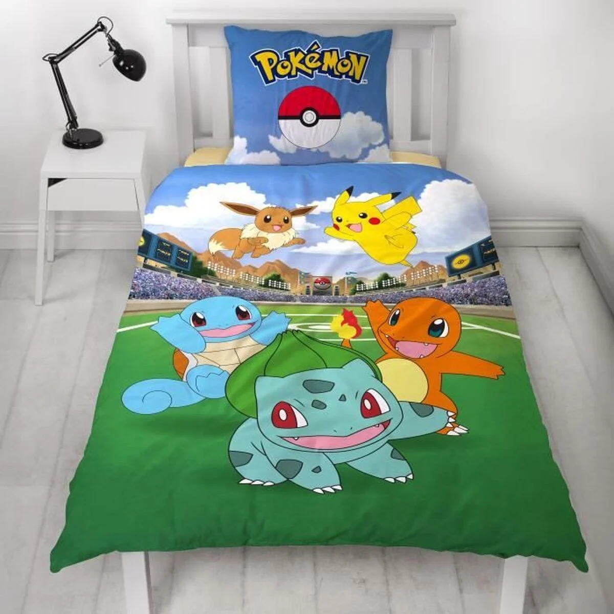 Juego de funda nórdica Pokémon 25 x 4 x 30 cm Multicolor Cama de 140 2 Piezas