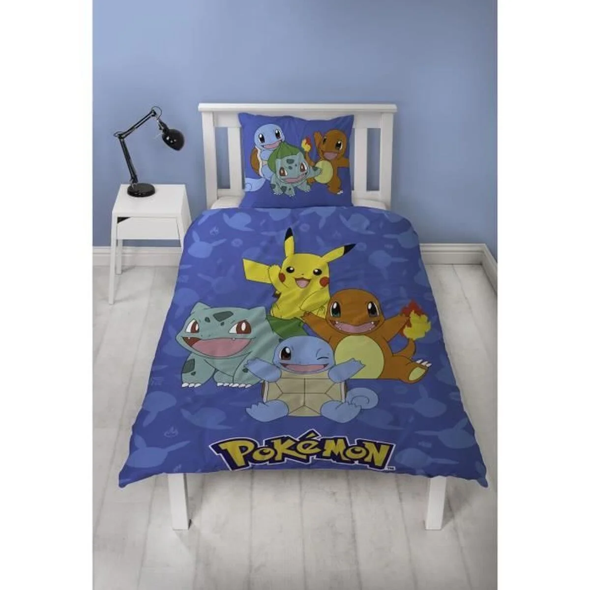 Juego de funda nórdica Pokémon Multicolor Cama de 140 2 Piezas