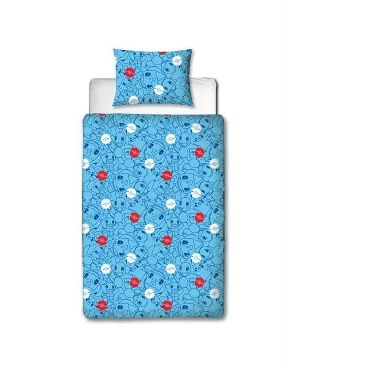Juego de funda nórdica Pokémon 25 x 4 x 30 cm Multicolor Cama de 140 2 Piezas