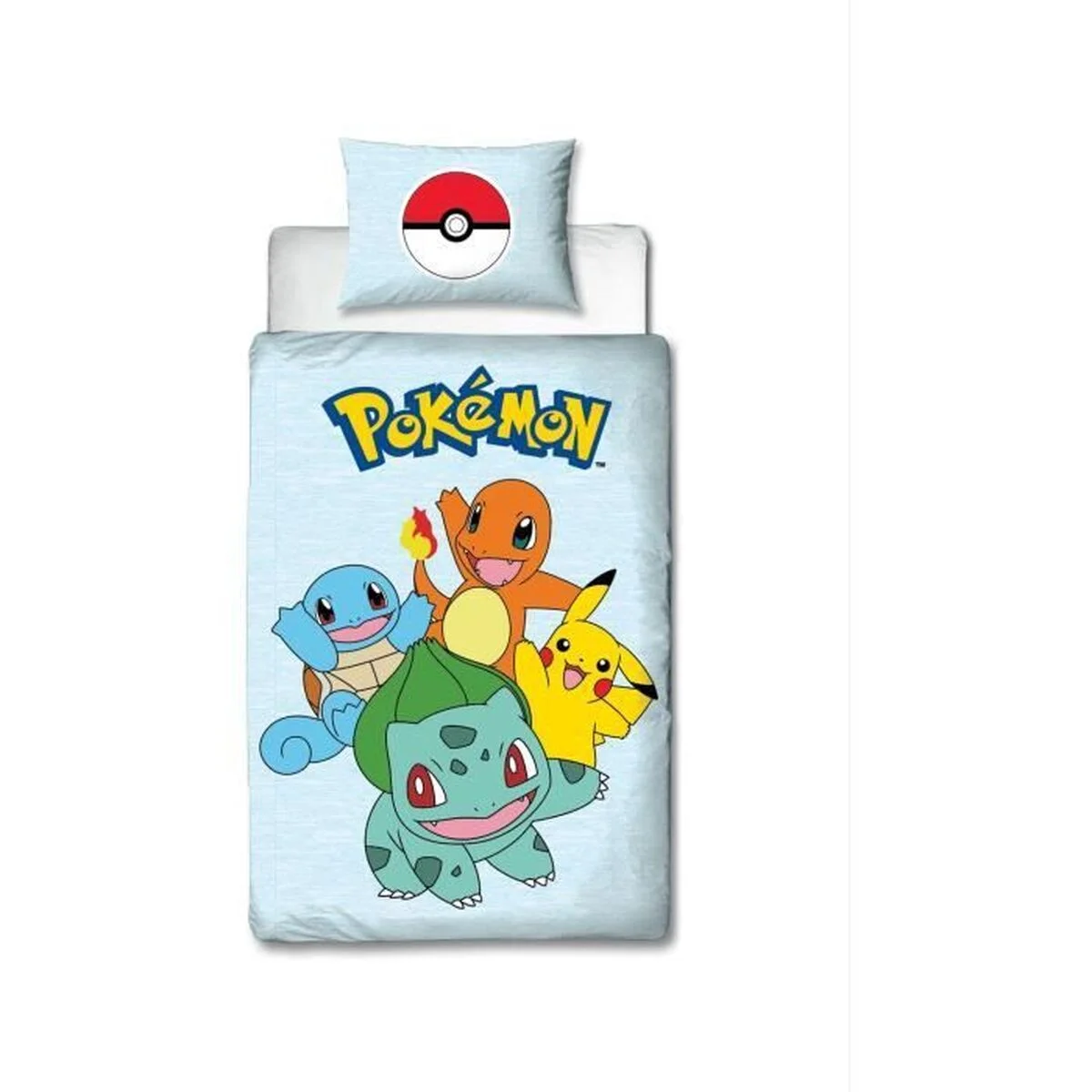 Juego de funda nórdica Pokémon 25 x 4 x 30 cm Multicolor Cama de 140 2 Piezas