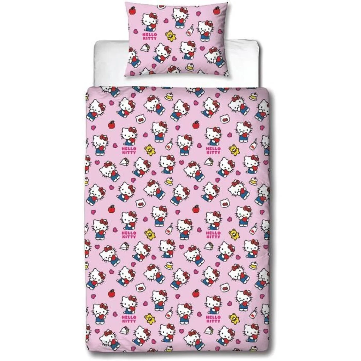 Juego de funda nórdica Hello Kitty 25 x 5 x 30 cm Rosa Cama de 140 2 Piezas