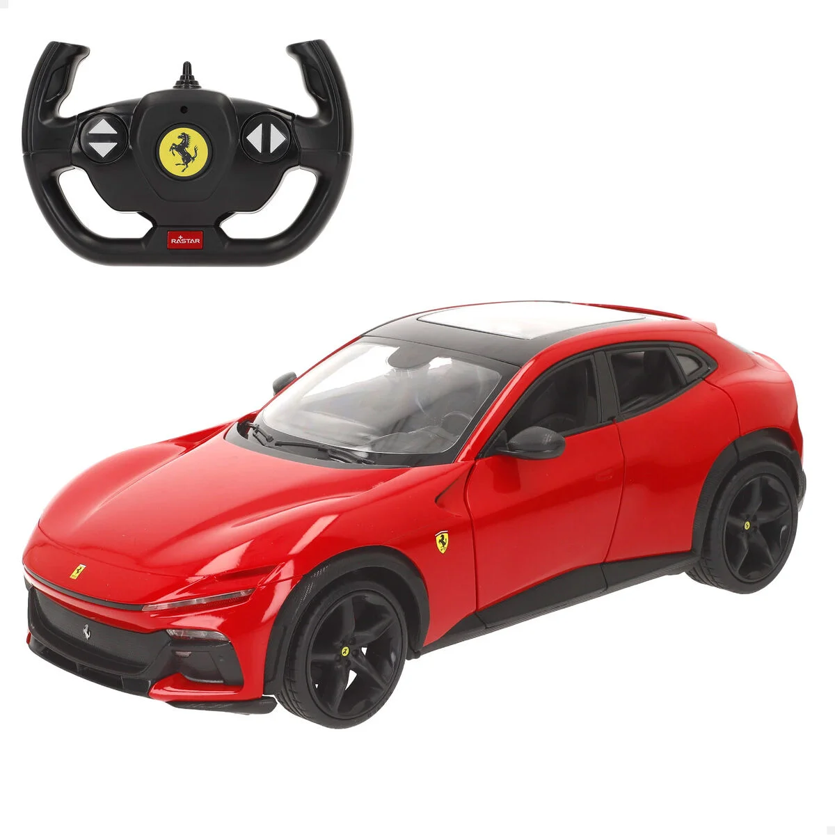 Coche Radio Control Ferrari PUROSANGUE 1:14 34 x 11 x 14 cm (2 Unidades)