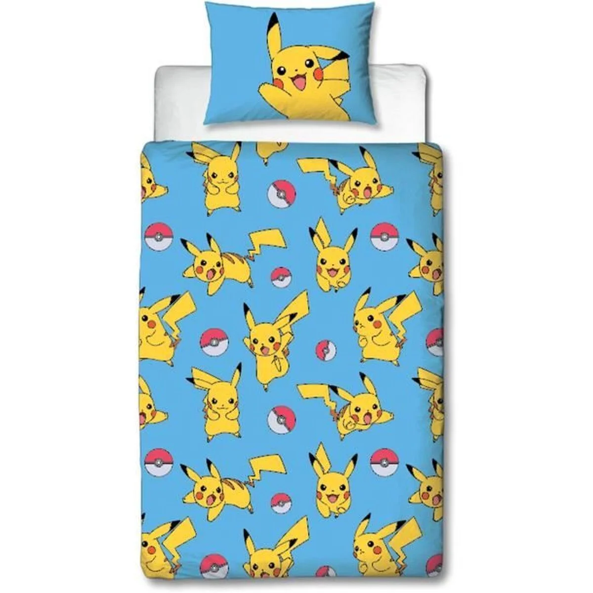 Juego de funda nórdica Pokémon Multicolor Cama de 140 2 Piezas