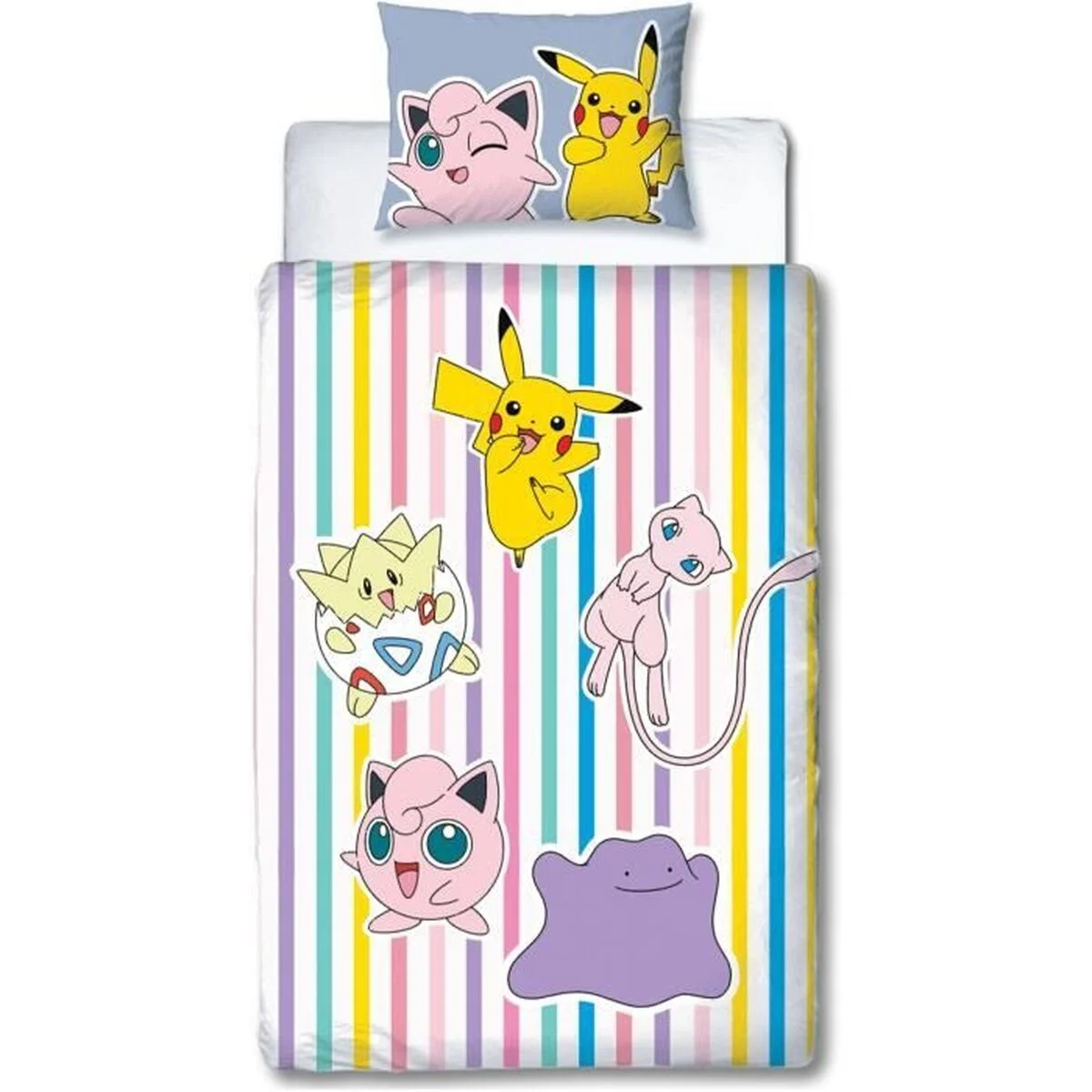 Juego de funda nórdica Pokémon 25 x 4 x 30 cm Multicolor Cama de 140 2 Piezas