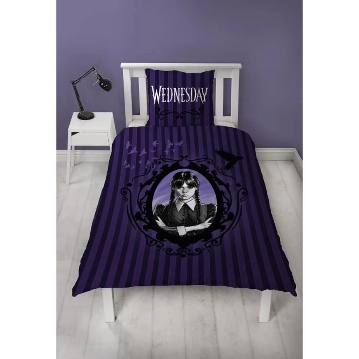 Juego de funda nórdica Wednesday Multicolor Cama de 140 2 Piezas